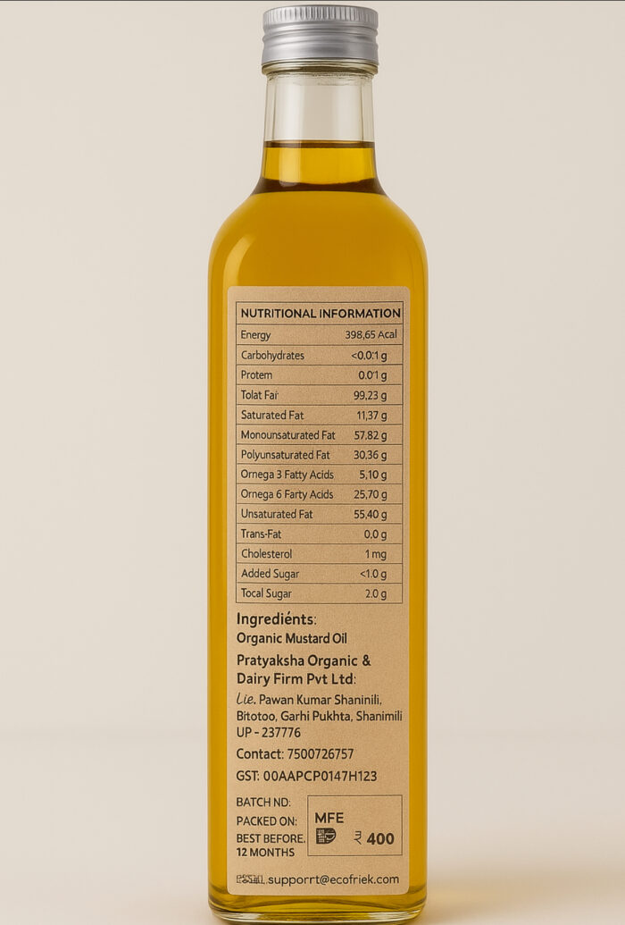 Mustard Oil (910 gm) - Image 2